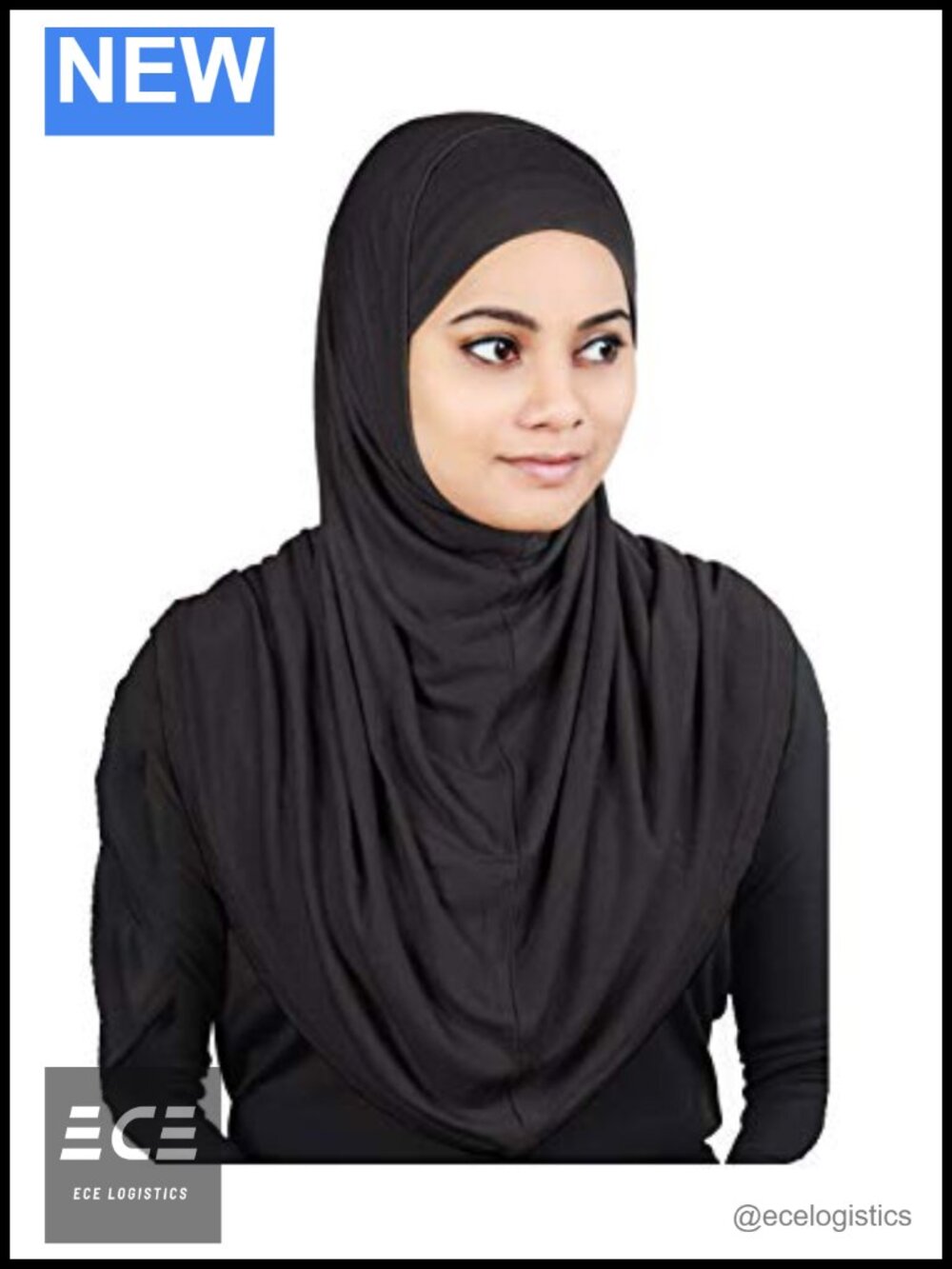 2-Piece Al-Amira Hijab with Under Scarf Soft Viscose Jersey Ready to Wear